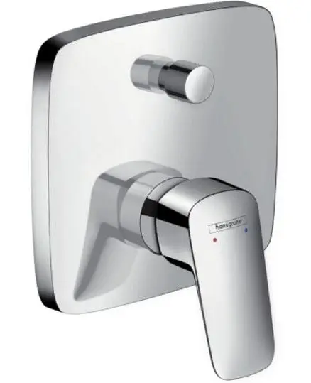 Hansgrohe bath battery Logis plaster chrome