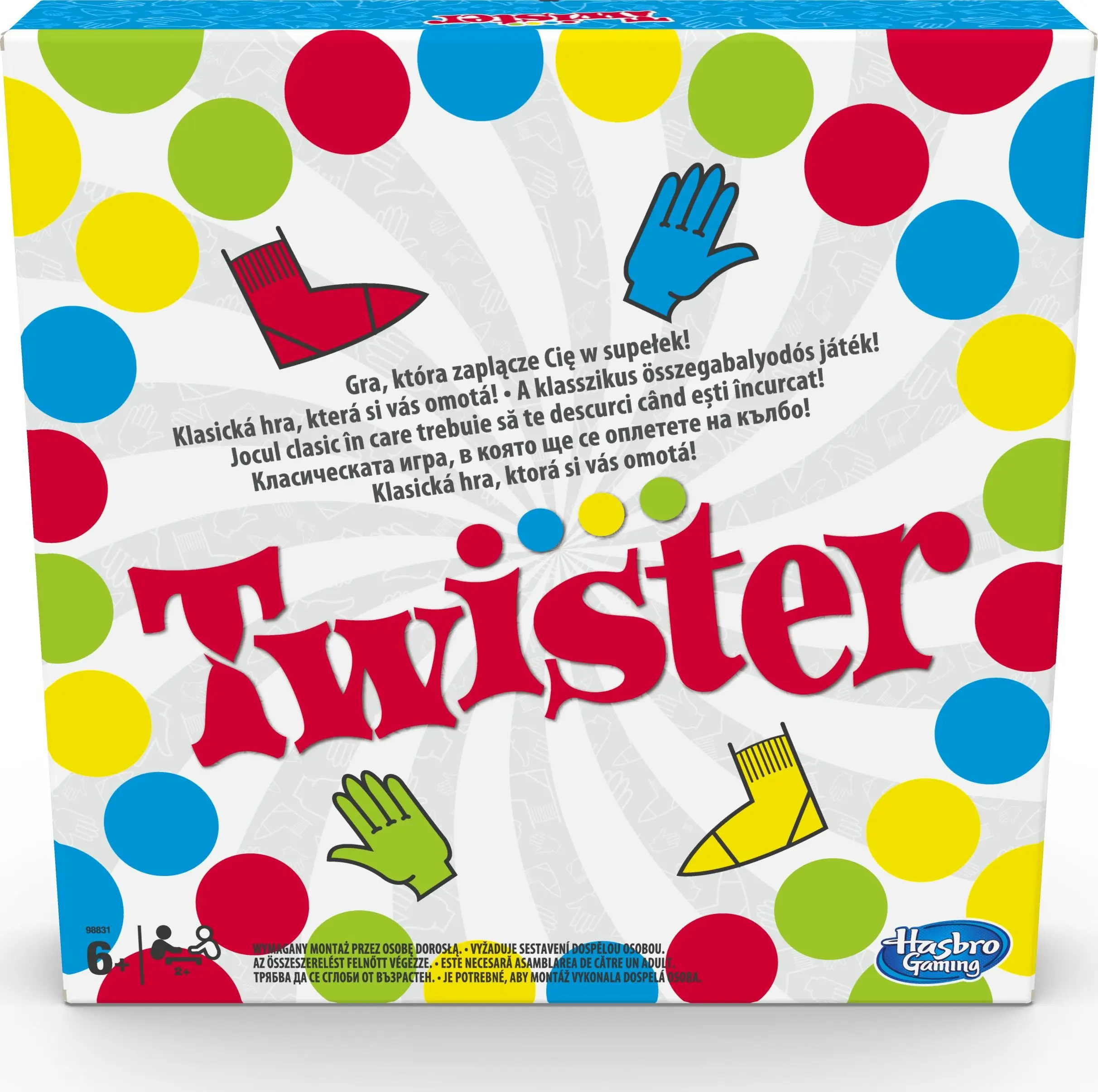 Hasbro Gaming Twister 98831 1200 5010993663828