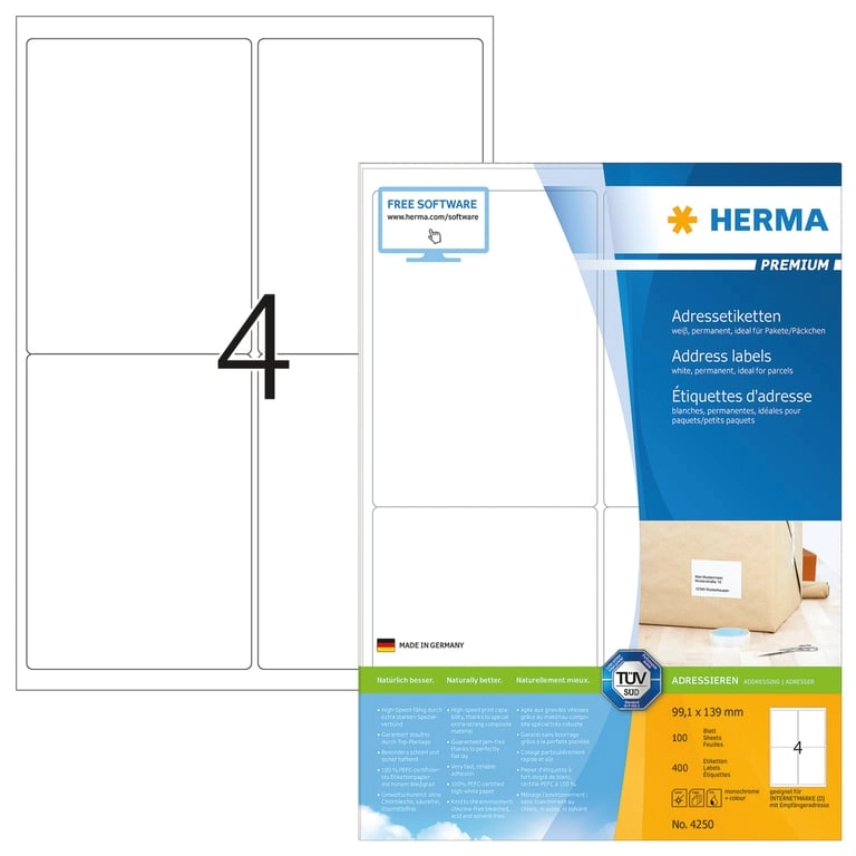 HERMA Address labels Premium A4 99