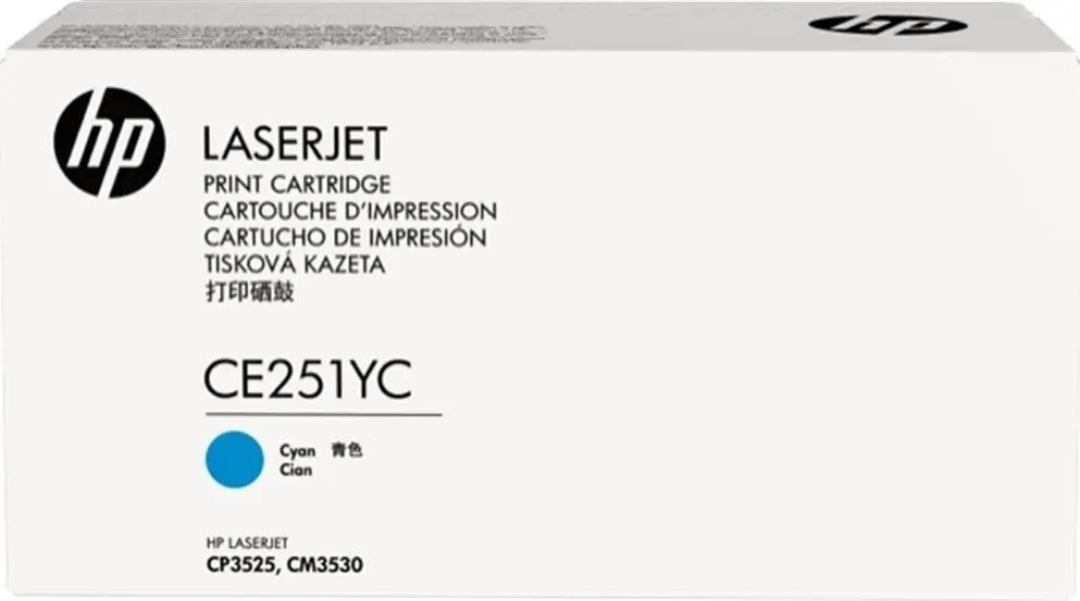HP 504A contract toner cartridge cyan