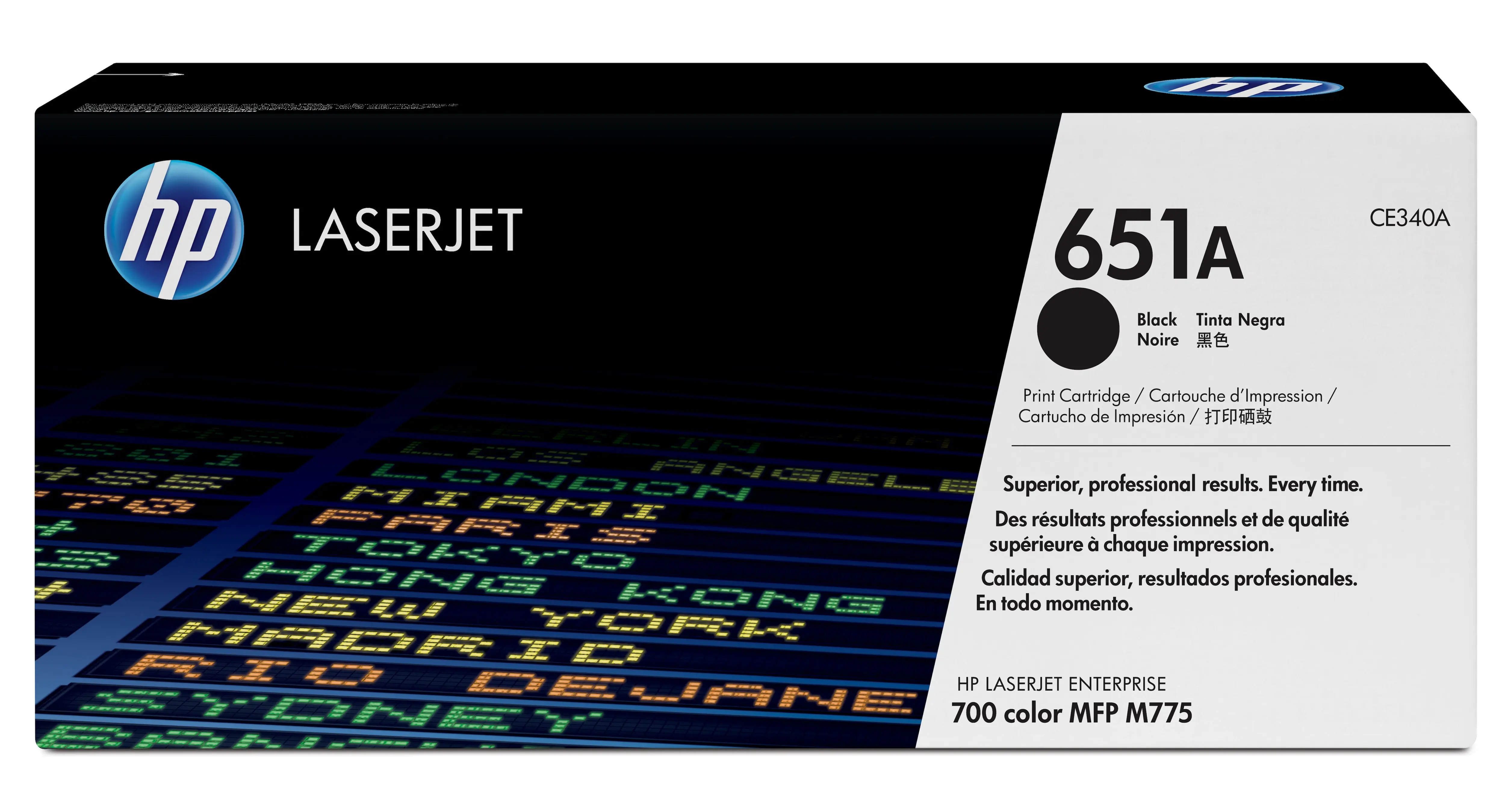 HP 651A Schwarz LaserJet Tonerpatrone CE340A