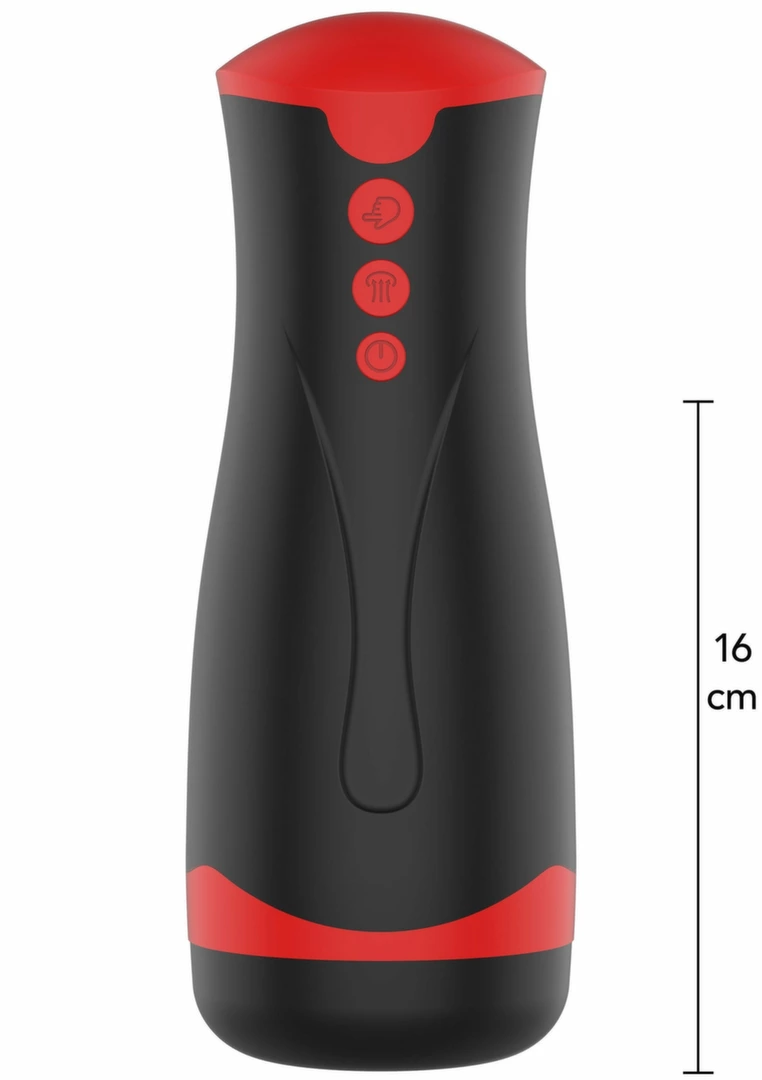 Masturbator VibratingSqueeze Black 8713221836236
