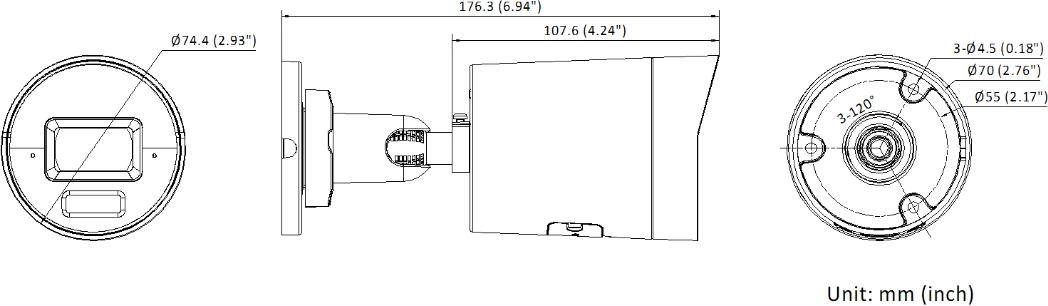 Kamera IP Hikvision DS-2CD2047G3-LI2UY/SRB(2.8mm)/BLACK 311330412