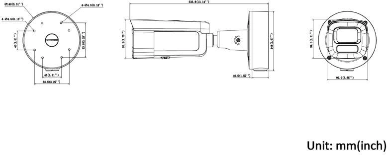 Hikvision DS-2CD2646G2H-IZS(2.8-12MM)/EF/BLK security camera Bullet