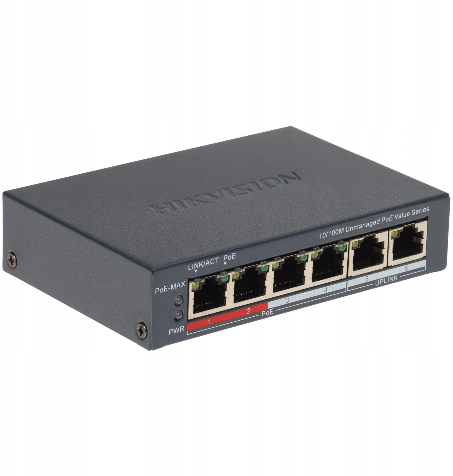 POE SWITCH DS-3E0106P-E/M(B) 4-PORT Hikvision 301802941