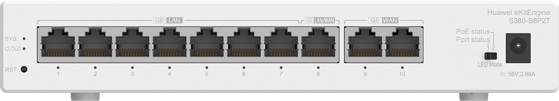 Switch Huawei Huawei S380-S8P2T  Router  2x