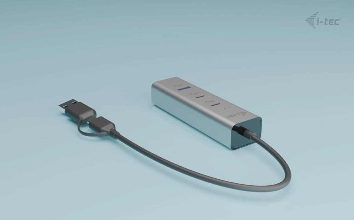 I-tec Metal Universal Charging HUB 2xUSB-C