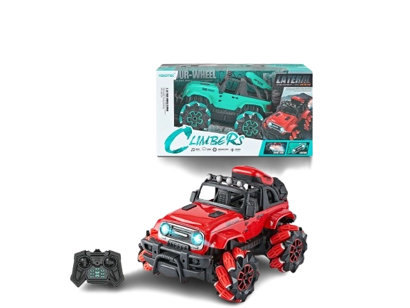 Remotely controlled off-road vehicle with steam