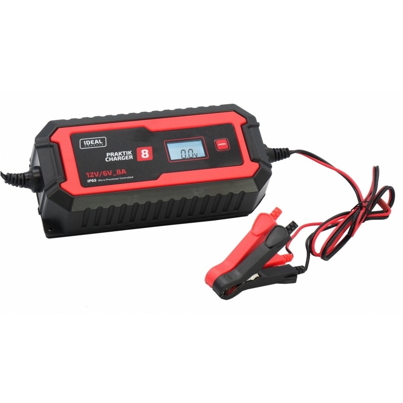 PRAKTIK CHARGER 8 LCD  charging voltage: