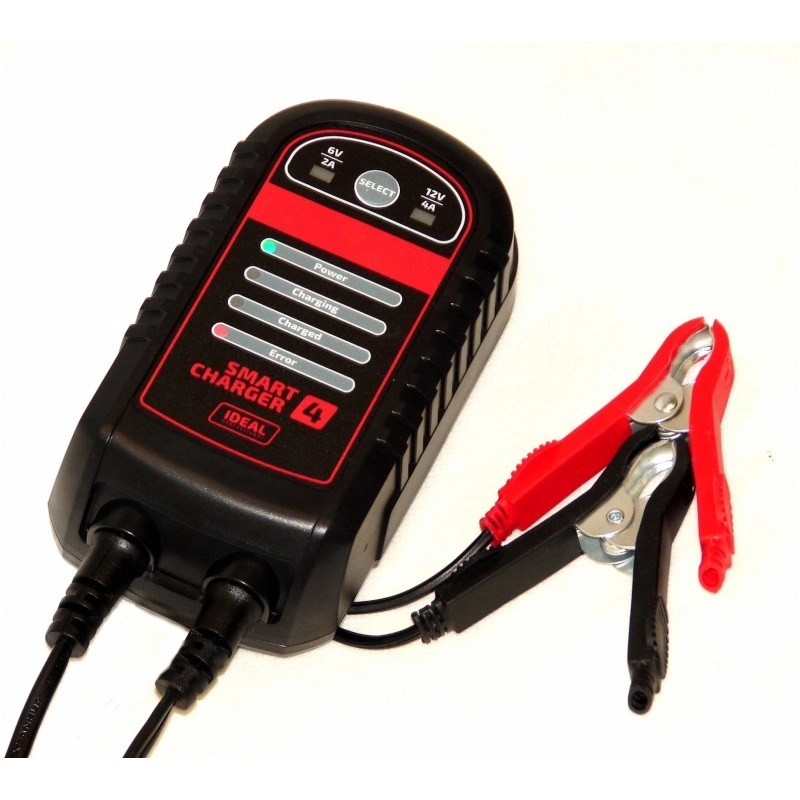 Charger SMART 4 charging voltage: 6/12