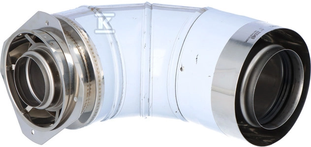 ELBOW CONC.87ST DN80/125 WITH COL
