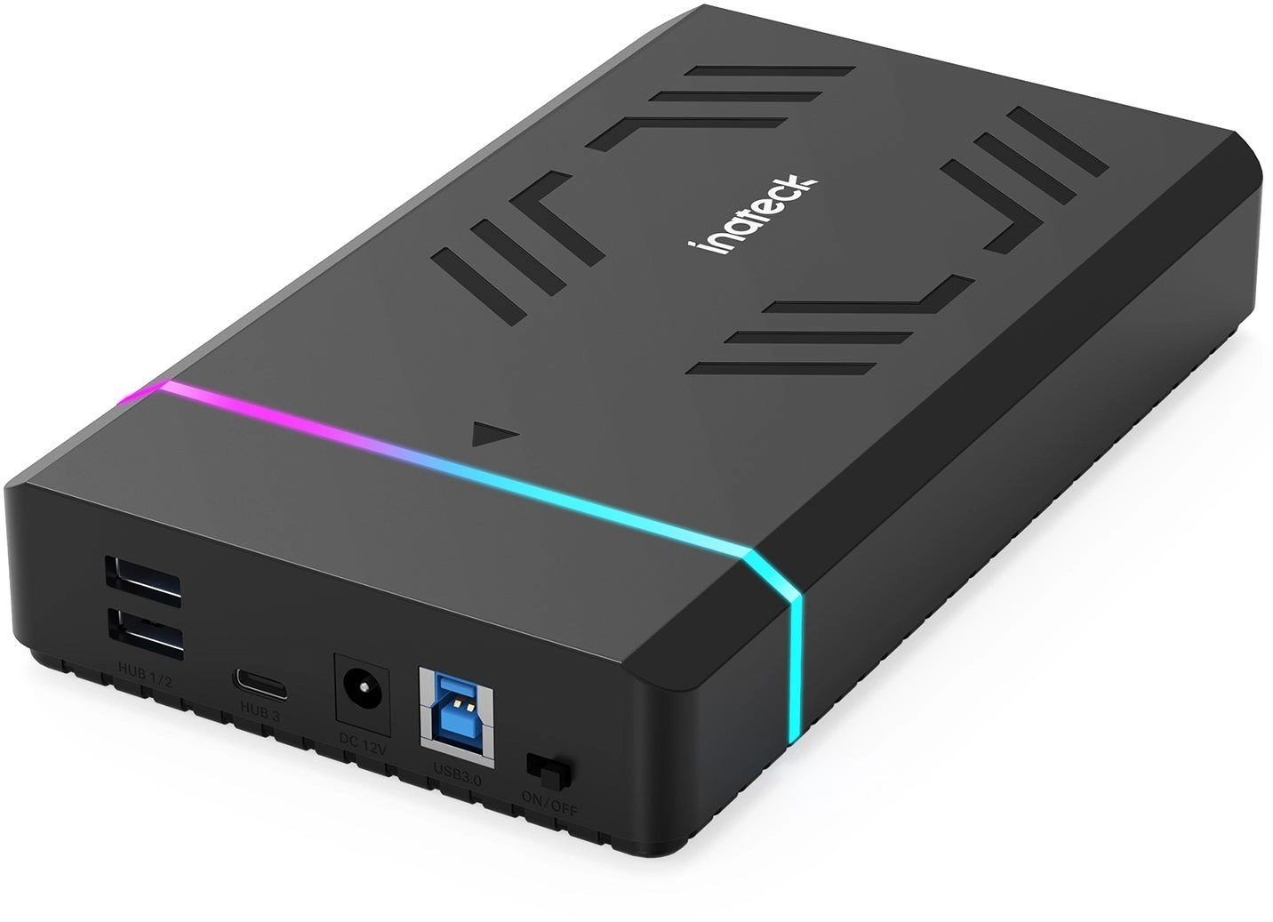 Inateck hard drive enclosure RGB 3