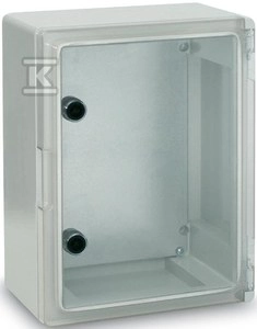 Housing with transparent doors SWD 500x350x195mm