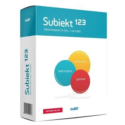 Oprogramowanie InsERT Subiekt 123 pakiet podstawowy