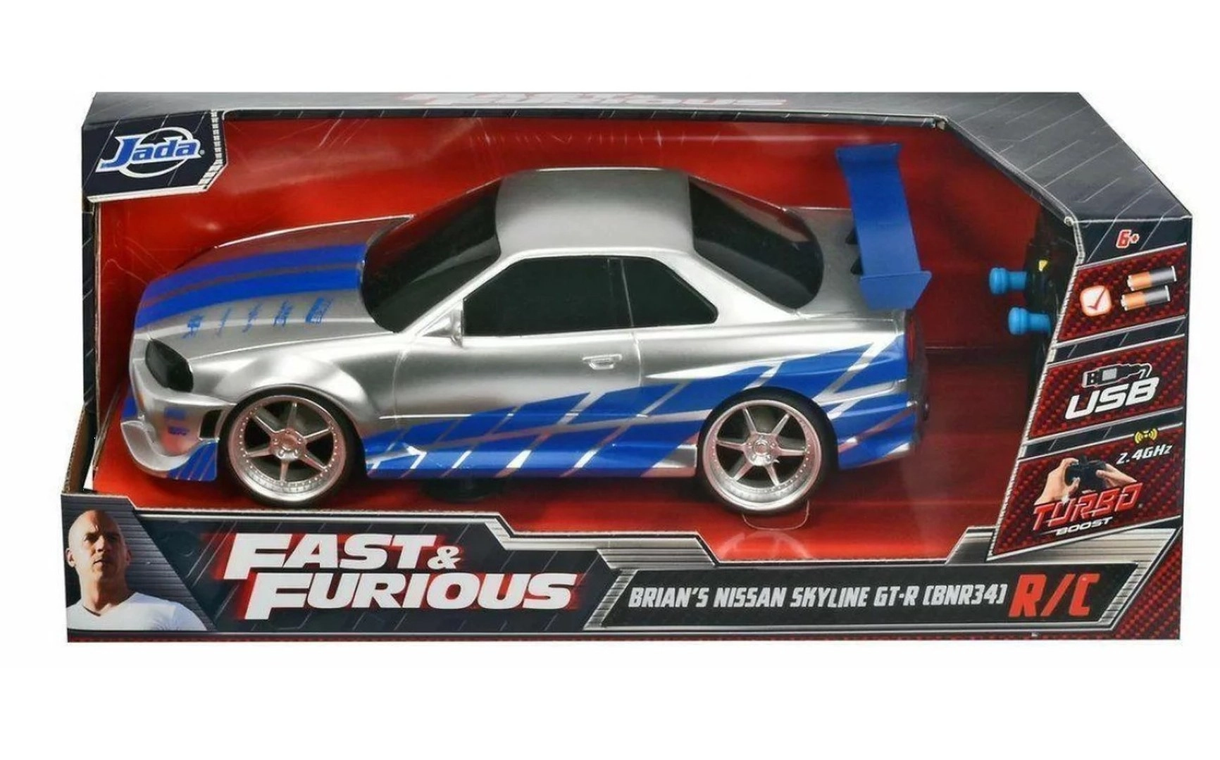 Jada RC FF Nissan Skyline GTR