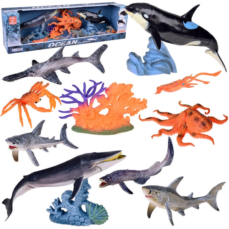 MARINE ANIMALS SERIES Set of figures: