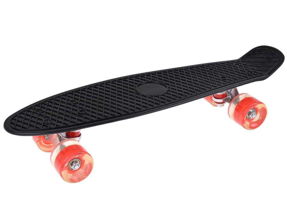 LED Skateboard with Light-Up Wheels for