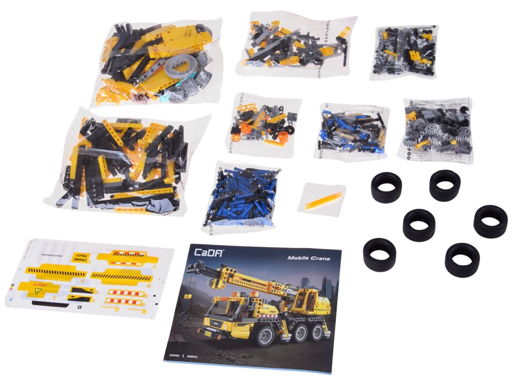 CaDA technical construction blocks 658 pieces