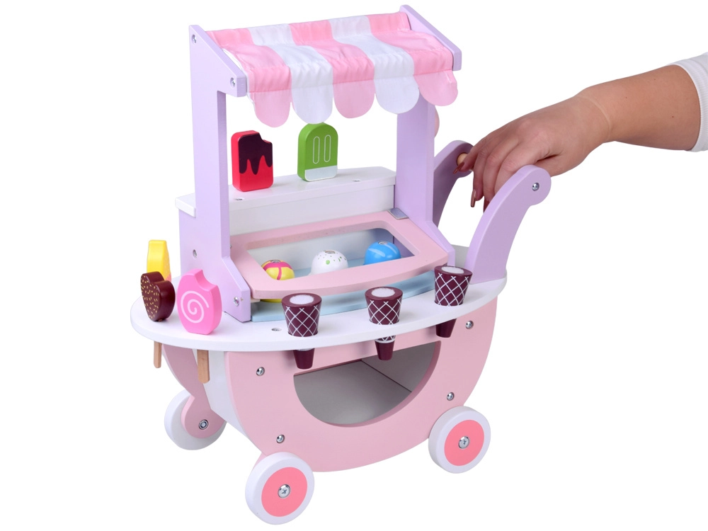 Pastel sweet ICE CREAM SHOP on