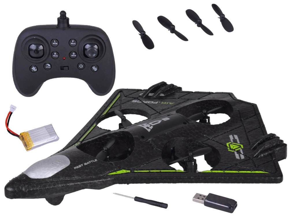 Remote Controlled Lightweight Drone with LED