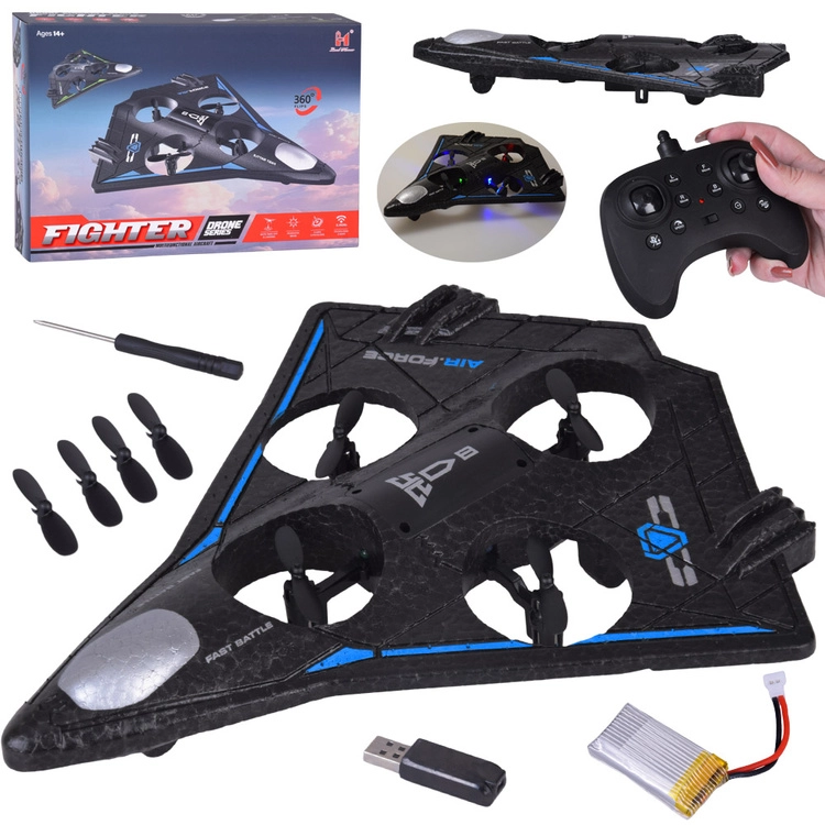 Remote Controlled Lightweight Drone with LED