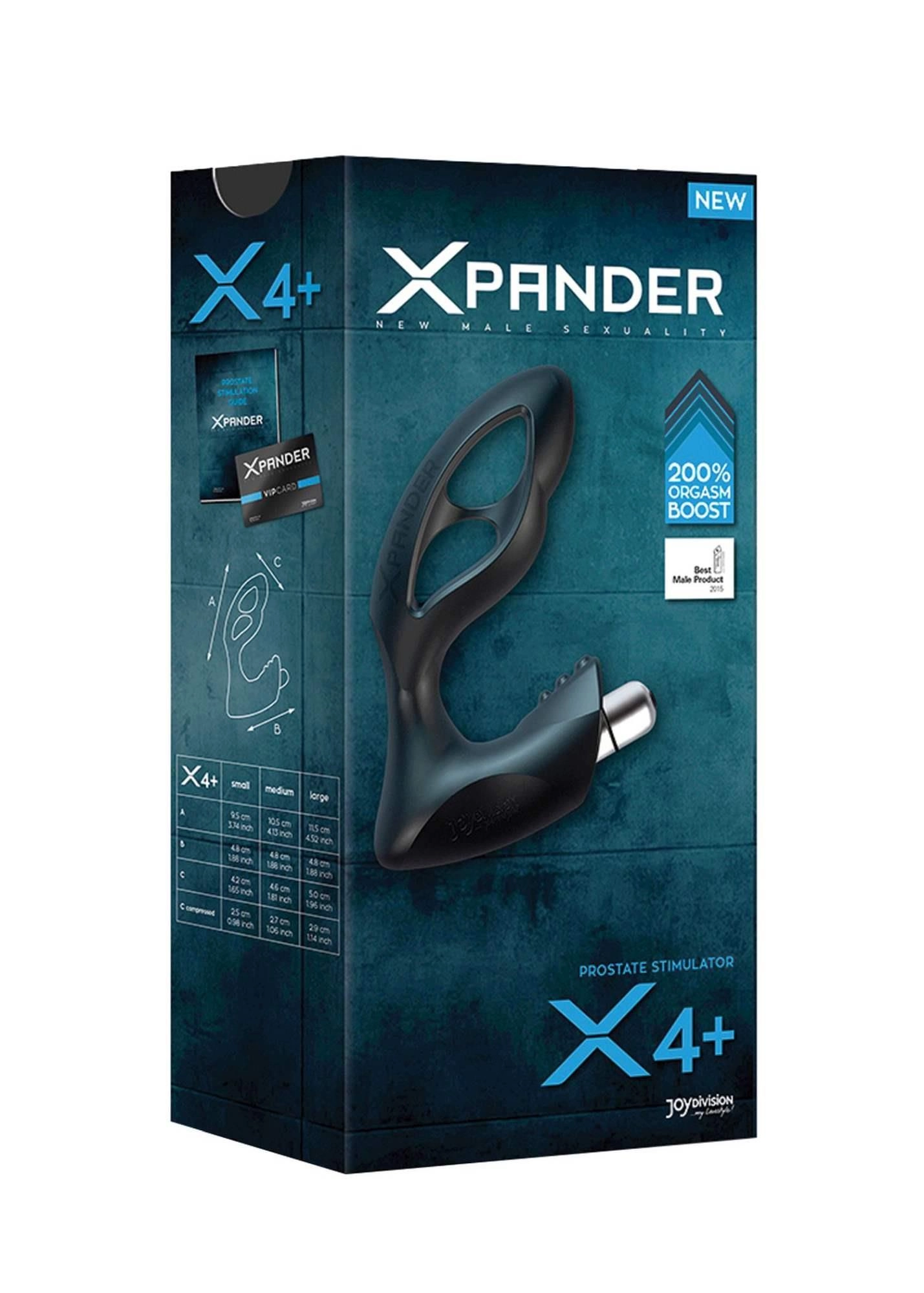 Xpander X4 Silicone Noir Prostate Massag