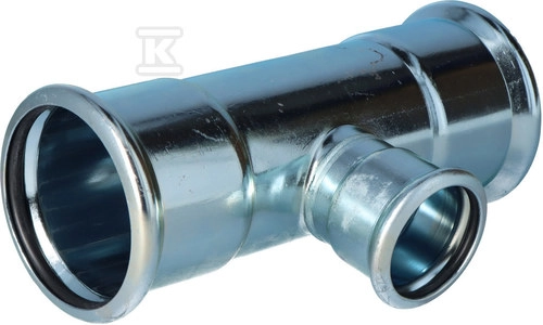 REDUCER TEE STEEL 66 7X42X66 7