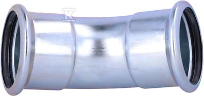 KNEE 45 ST.108X108 STEEL SPRINK