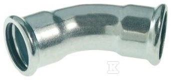 KNEE 45 ST.89X89 STEEL SPRINK