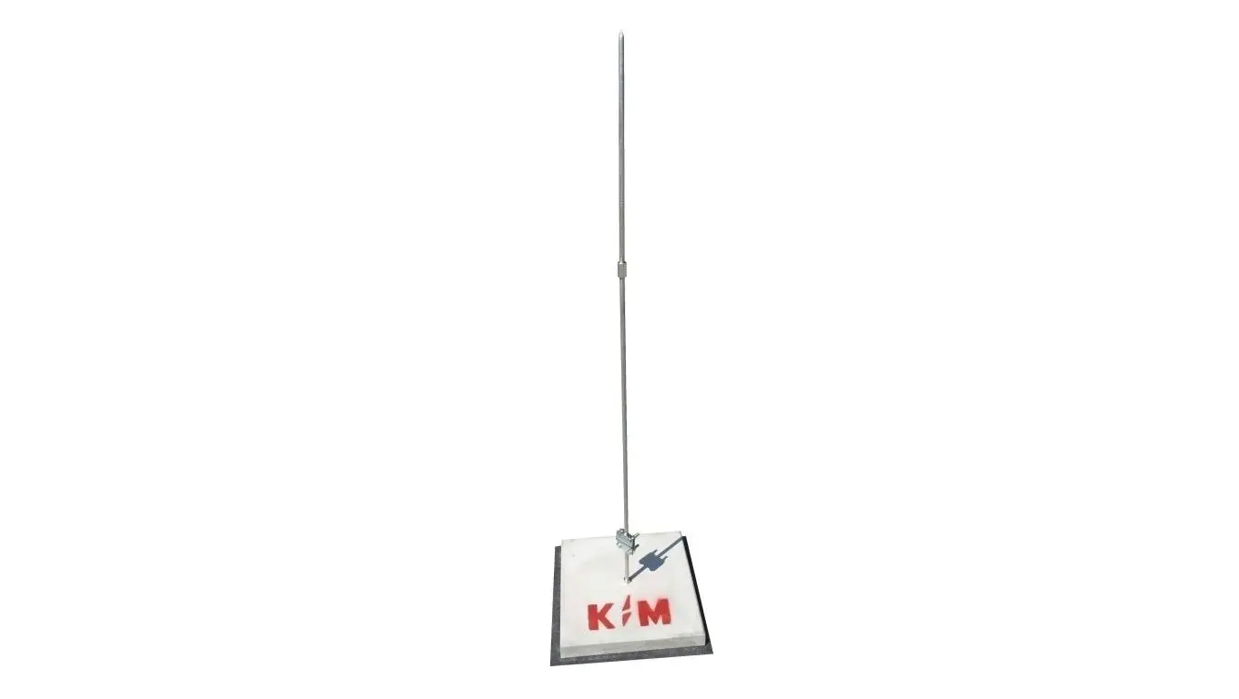 Aluminum lightning protection mast H=1.5m