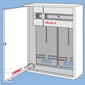 Surface/flush-mounted counter cabinet (universal) 2-meter 3-phase