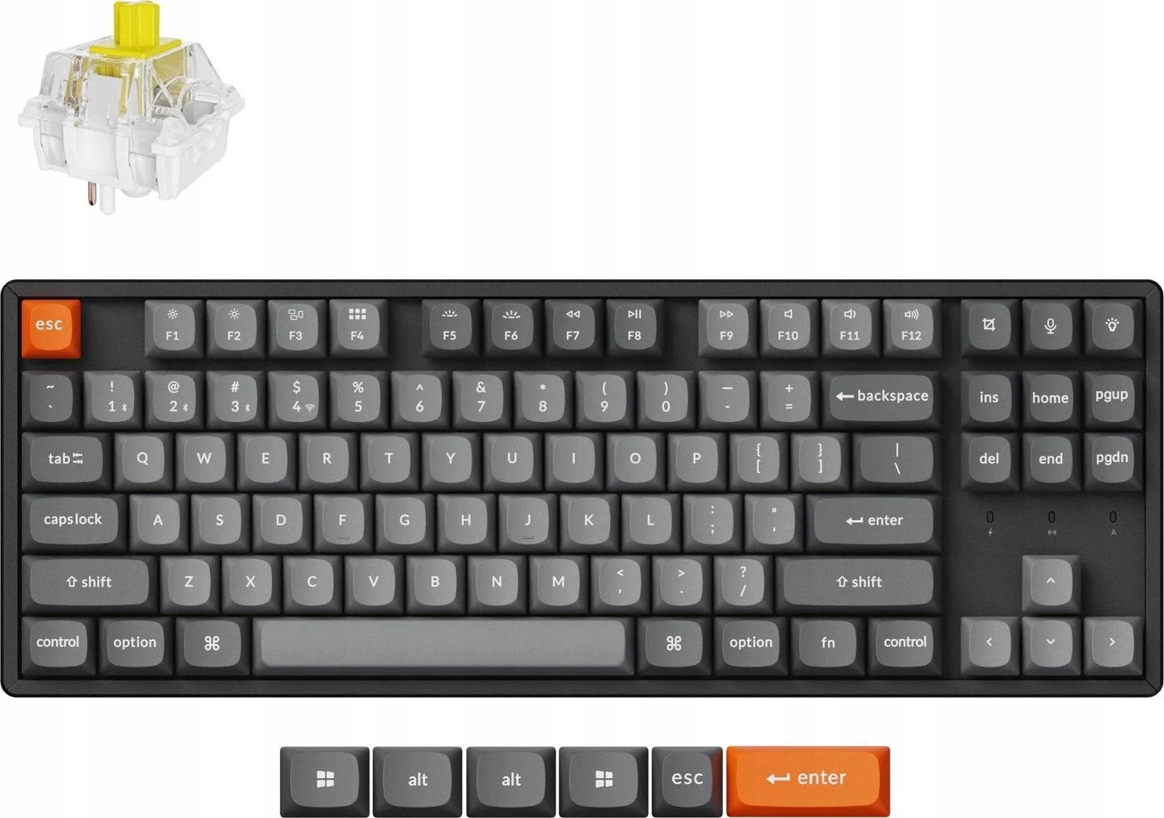 Klawiatura Keychron K8 Max QMK Aluminium