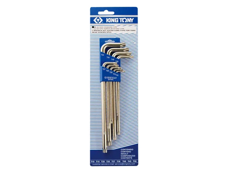 KING TONY TORX 9pcs..EXTRA LONG