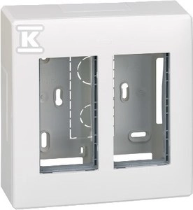 Kontakt-Simon S500 2-module mounting housing 4xK45