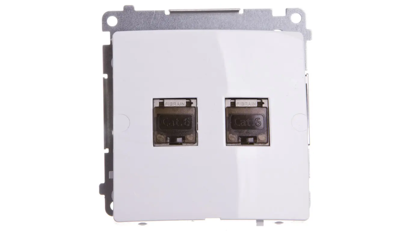 Kontakt-Simon Simon Basic double RJ45 computer