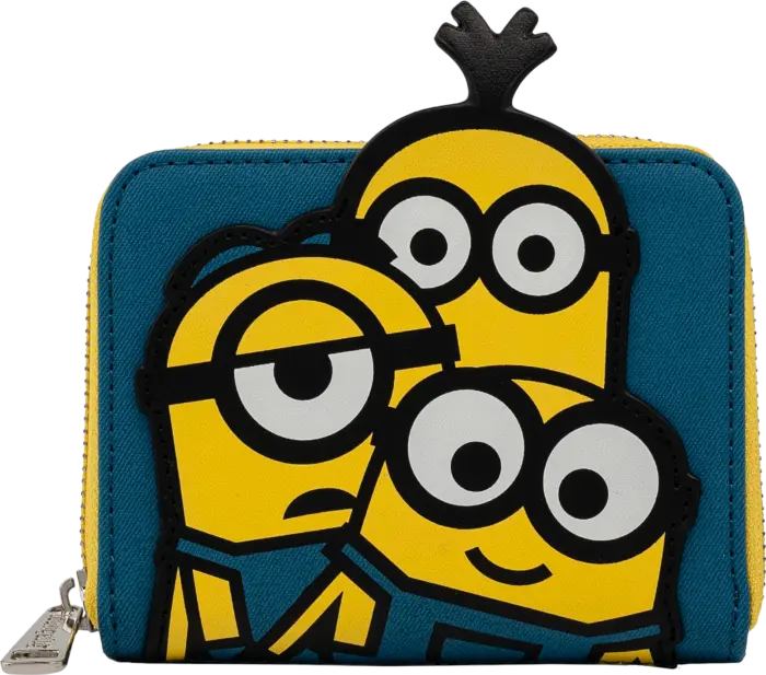 LOUNGEFLY MINION TRIPLE MINION BELLO ZIP