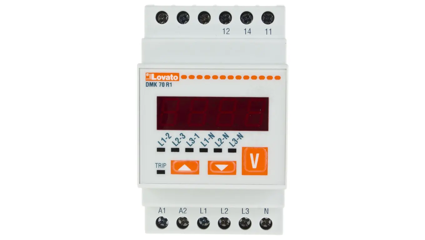 Lovato Electric Three-phase digital modular voltmeter