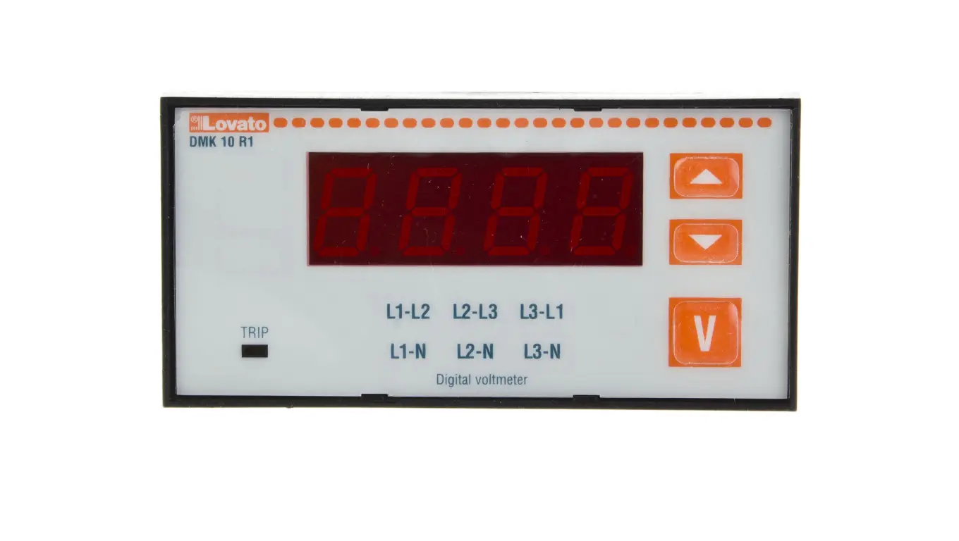 Lovato Electric 3-phase digital panel voltmeter