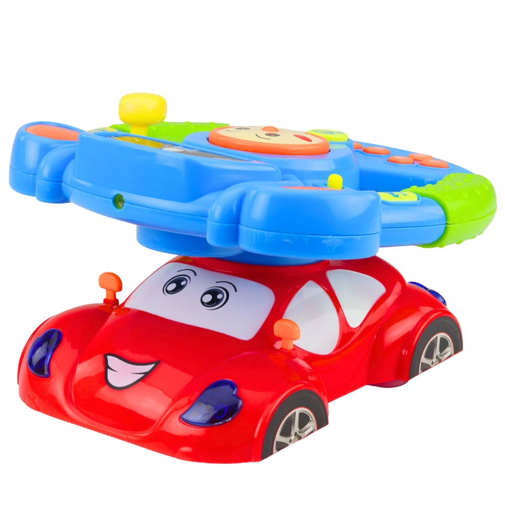 LeanToys Educational Steering Wheel Interactive Music