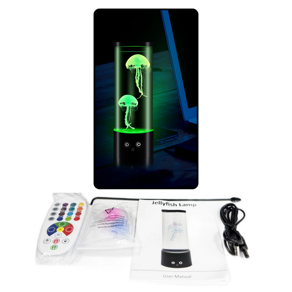 Decorative LED Lamp with Jellyfish  Battery