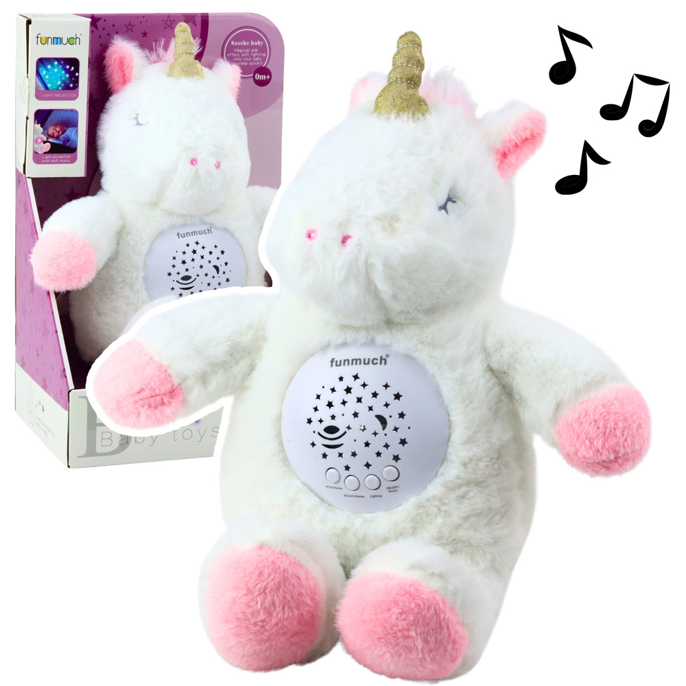 Lean Toys Plush Vienaragis Sleeping Cuddly