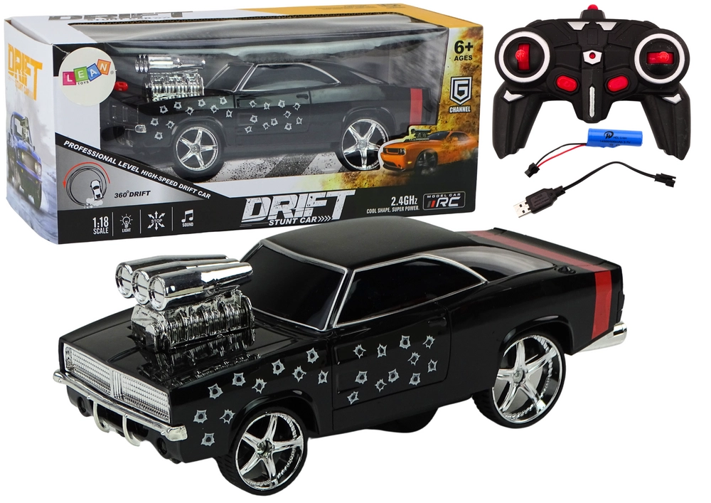 Auto R/C 1:18 Drift 360 światło