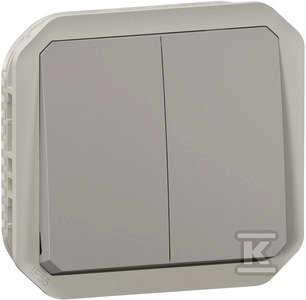 NEW PLEXO 55 Double switch/double button