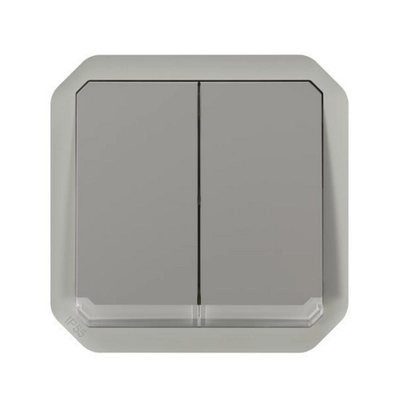 069526L NEW PLEXO 55 Double switch/double
