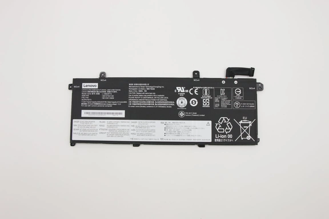 Lenovo 5B10W13906 laptop spare part Battery