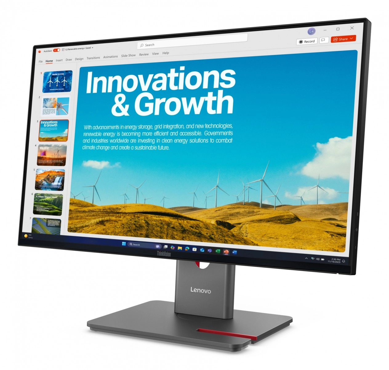 Lenovo ThinkVision P24QD-40 23.8" QHD