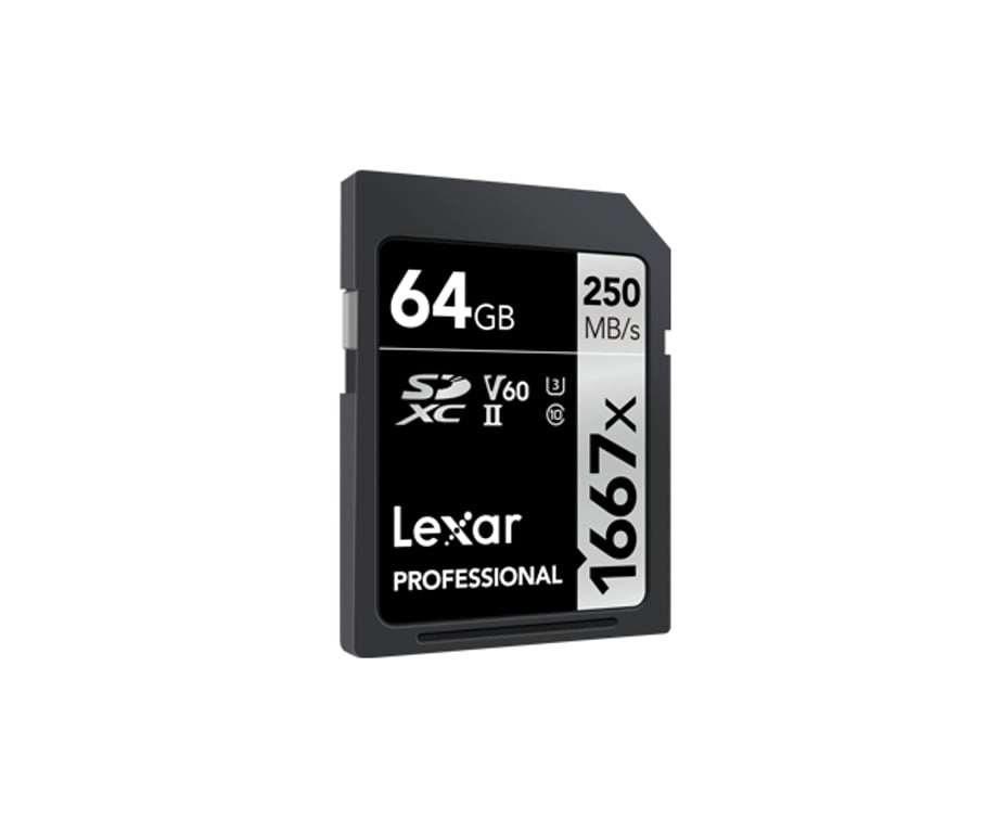 Lexar SDXC 64GB Professional 1667x UHS-II