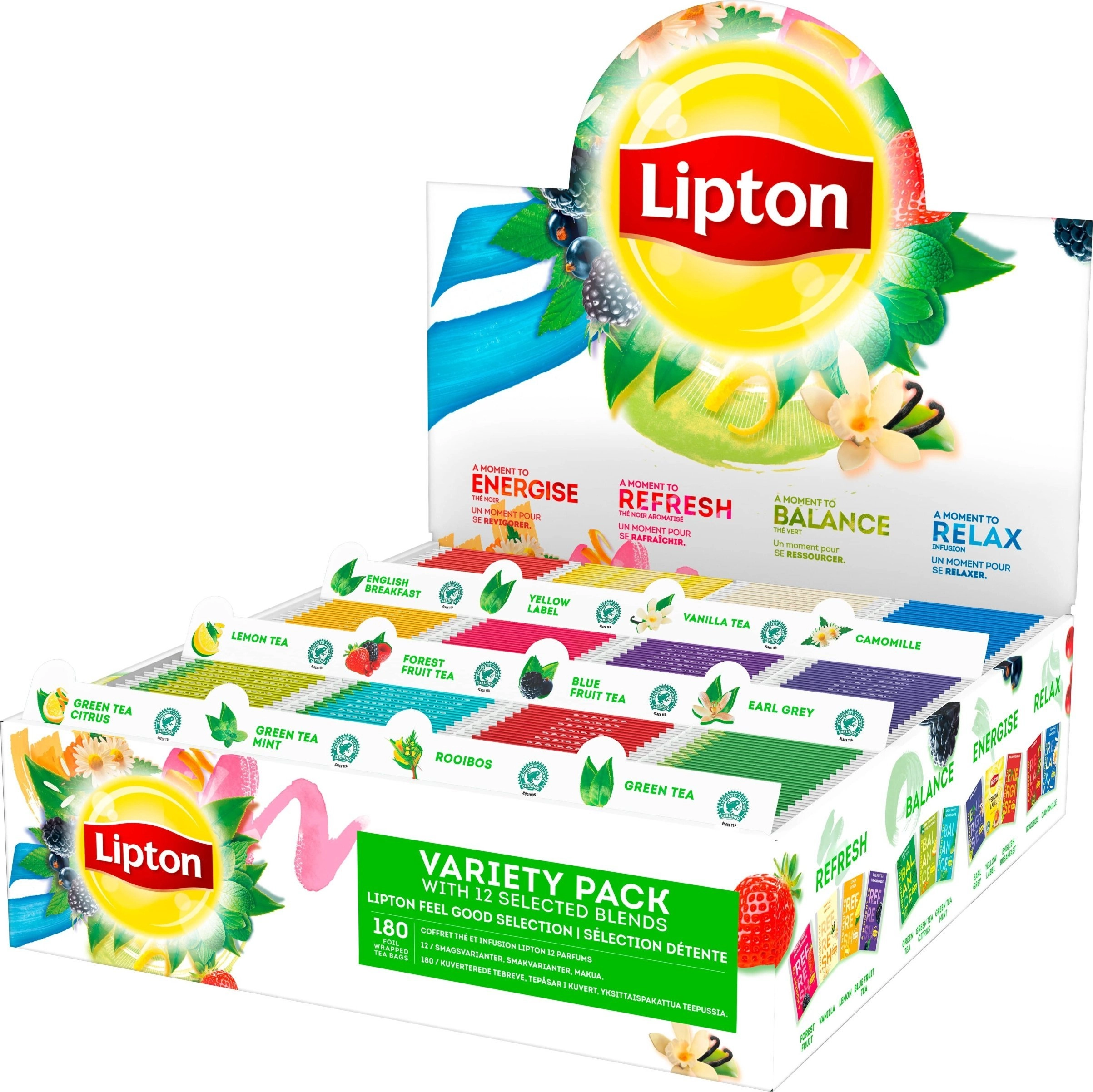 Lipton Tea Variety Pack - 12