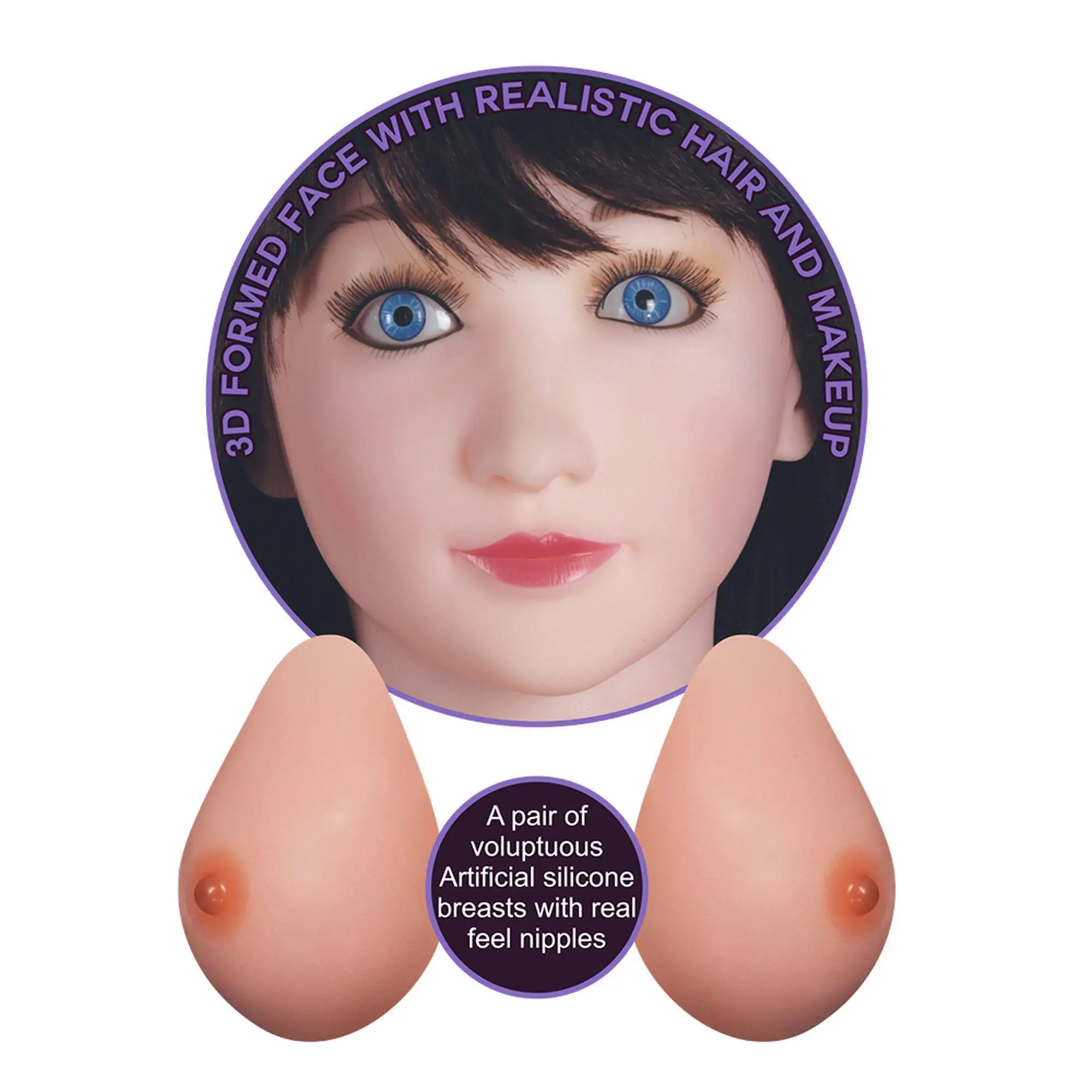 Realistic vagina inflatable sex doll 10-LV153001