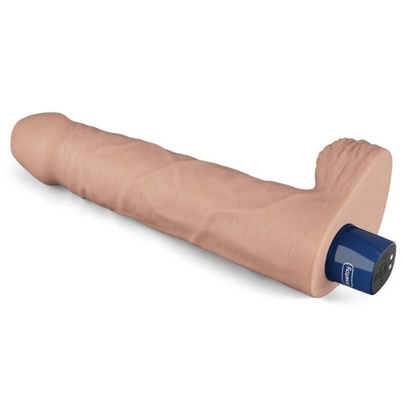 9" REAL SOFTEE Rechargeable TPE Vibrating
